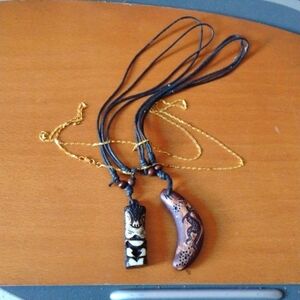 Handcarve chokers&GF Men's Necklace